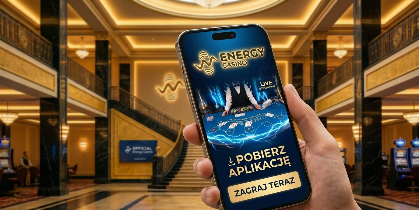 Energy Casino aplikacja — live blackjack streaming na smartfonie